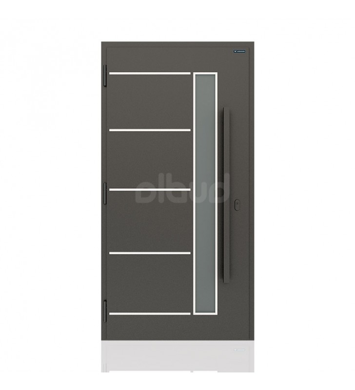 drzwi zewnętrzne wiśniowski NOVA 020 modern black	