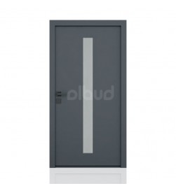 drzwi zewnętrzne wiśniowski NOVA 038 modern graphite pochwyt czarny