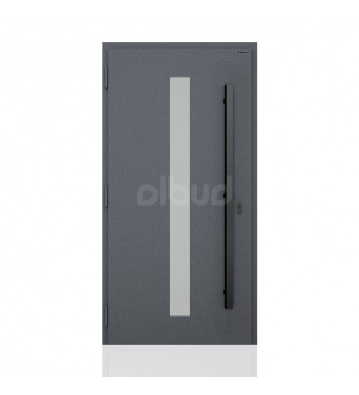 drzwi zewnętrzne wiśniowski NOVA 038 modern graphite pochwyt czarny	