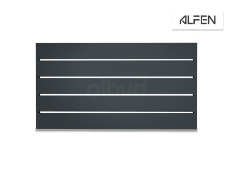 nowoczesne przęsło aluminiowe poziome alfen n05