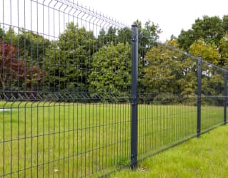 panel ogrodzeniowy 3d grafitowy realizacja gdańsk